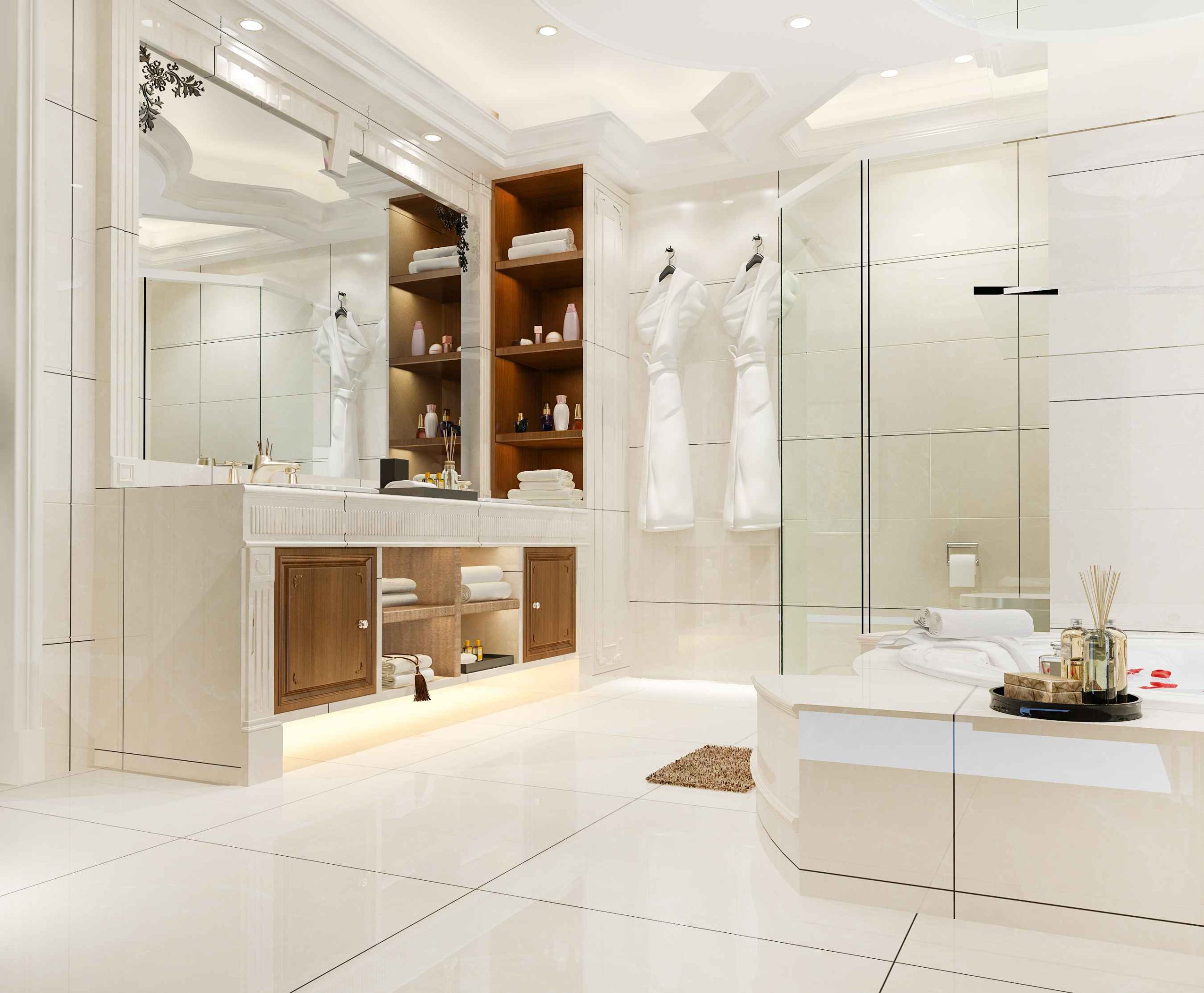 custom bathroom tile work Fairfield CT