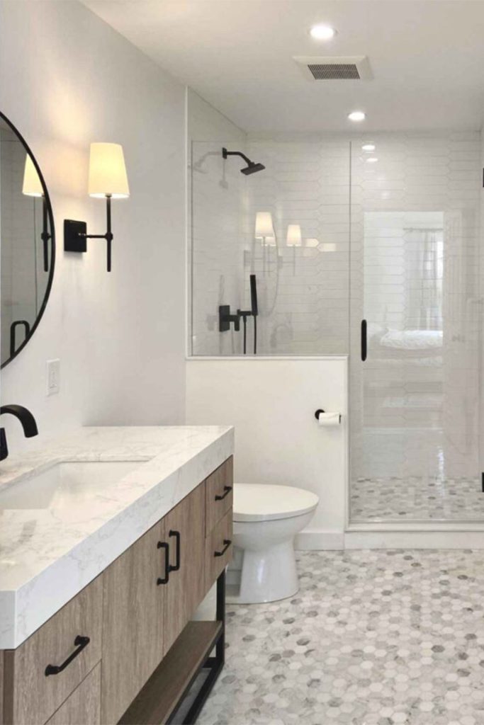 custom shower installation