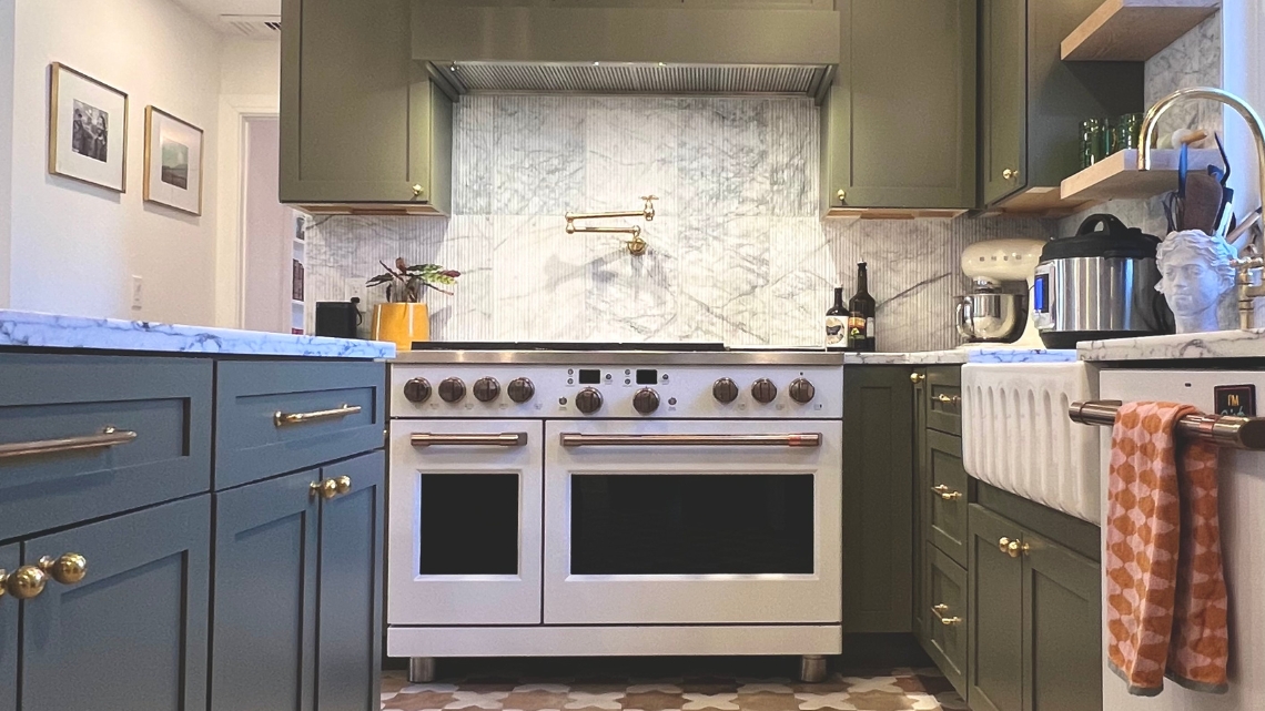 modern kitchen setup