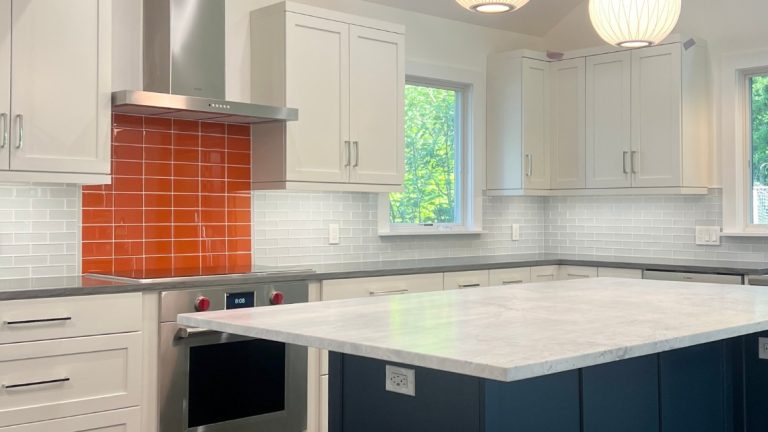 a modern kitchen