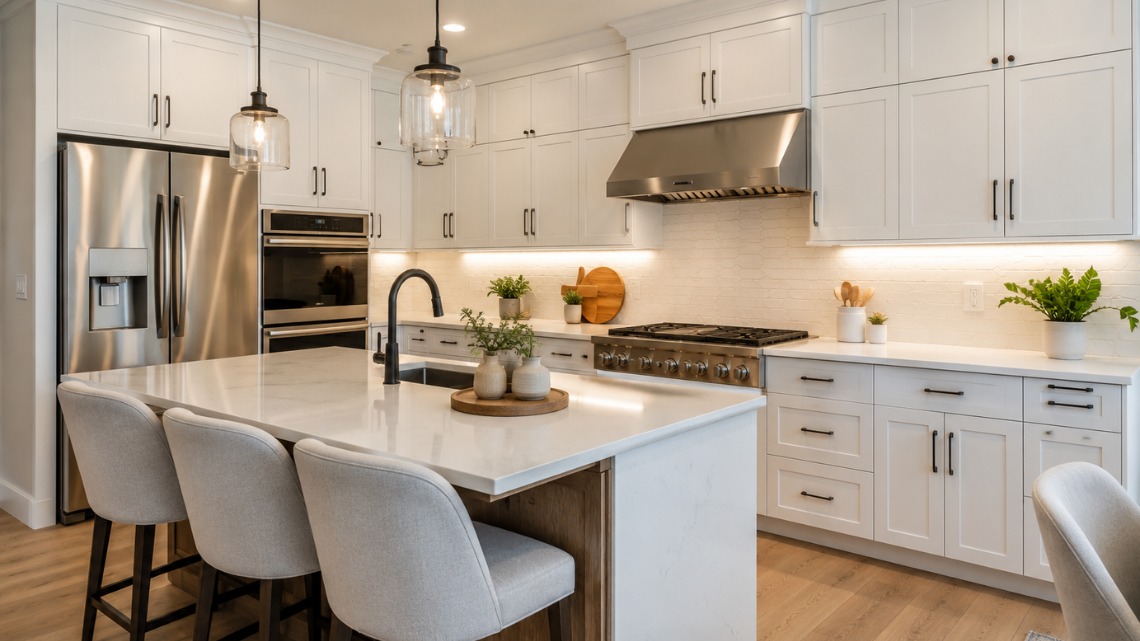 finished modern kitchen
